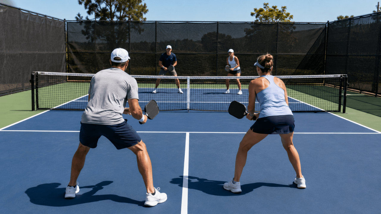 Pickleball stacking strategy