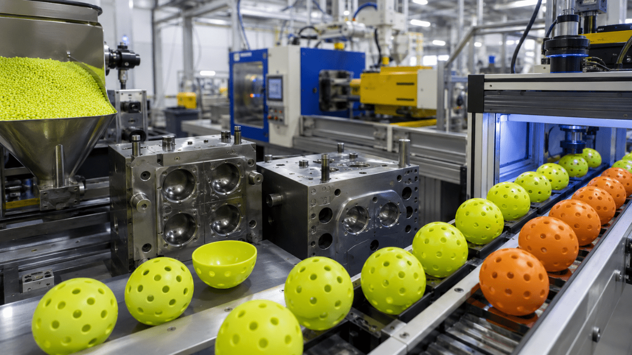 Pickleball manufacturing process 