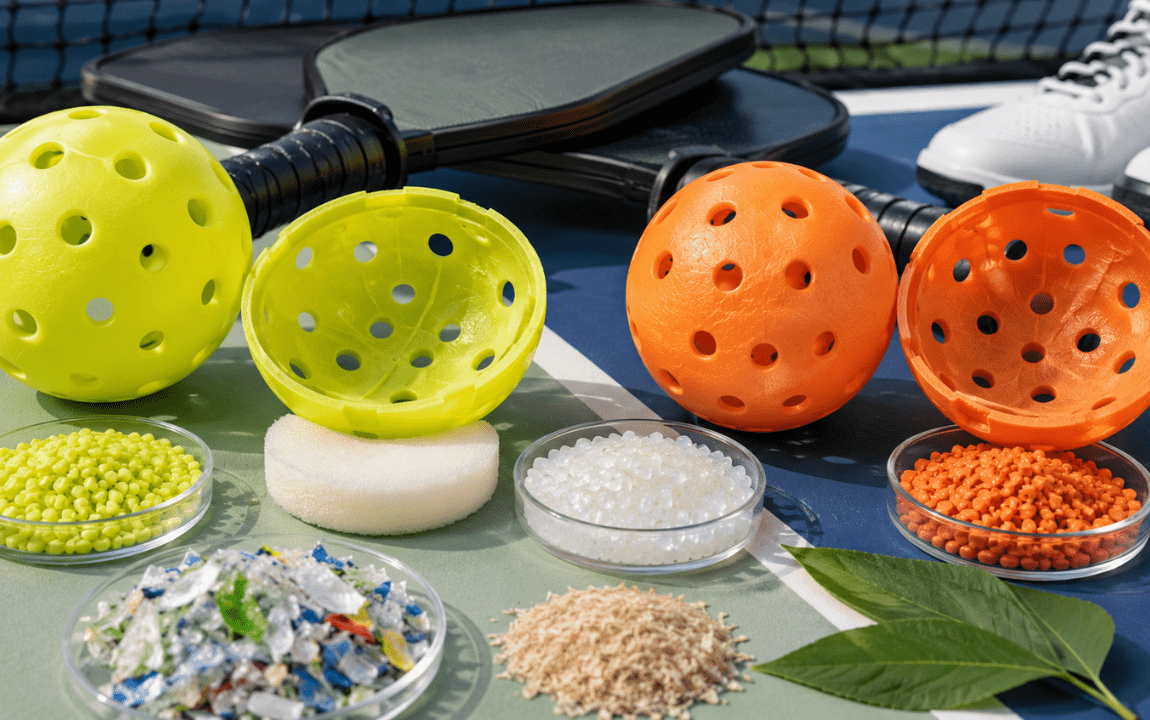Pickleball's plastic materials