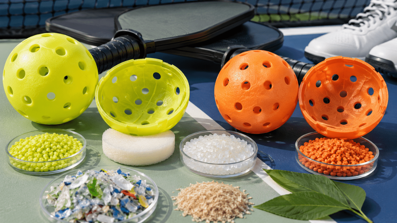 Pickleball's plastic materials