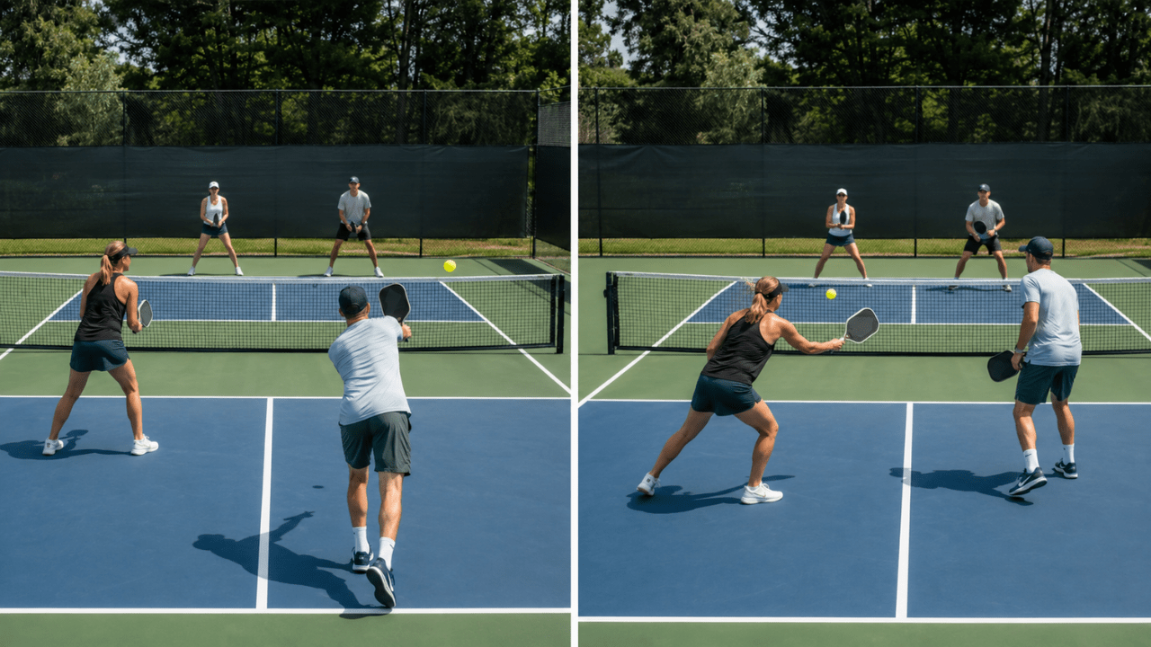 Stacking serve and return