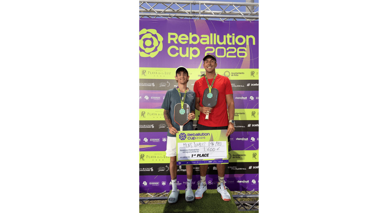 Reballution Cup men’s doubles champions