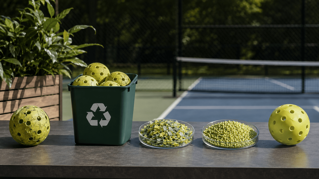 recyclable vs biodegradable pickleballs
