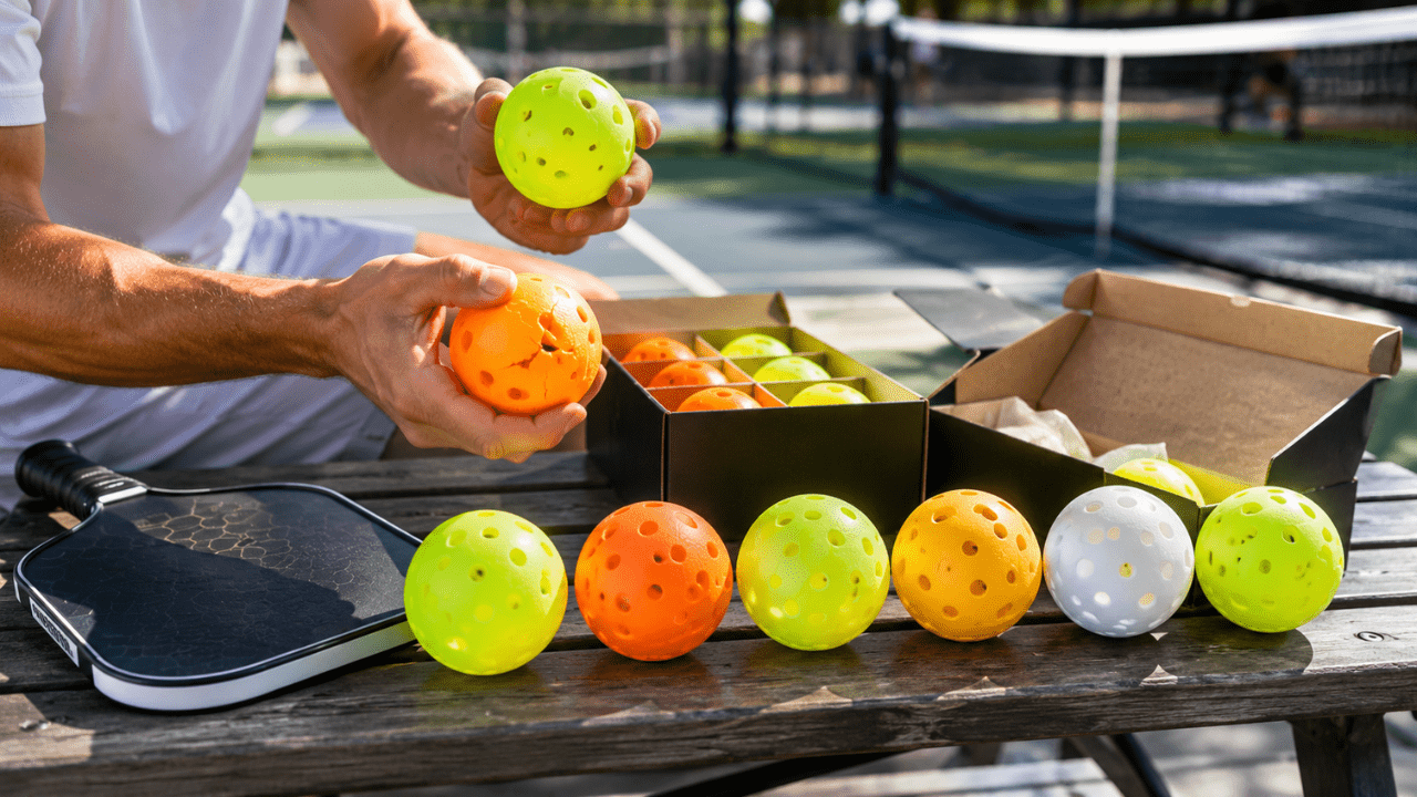 Choosing tournament approved pickleballs